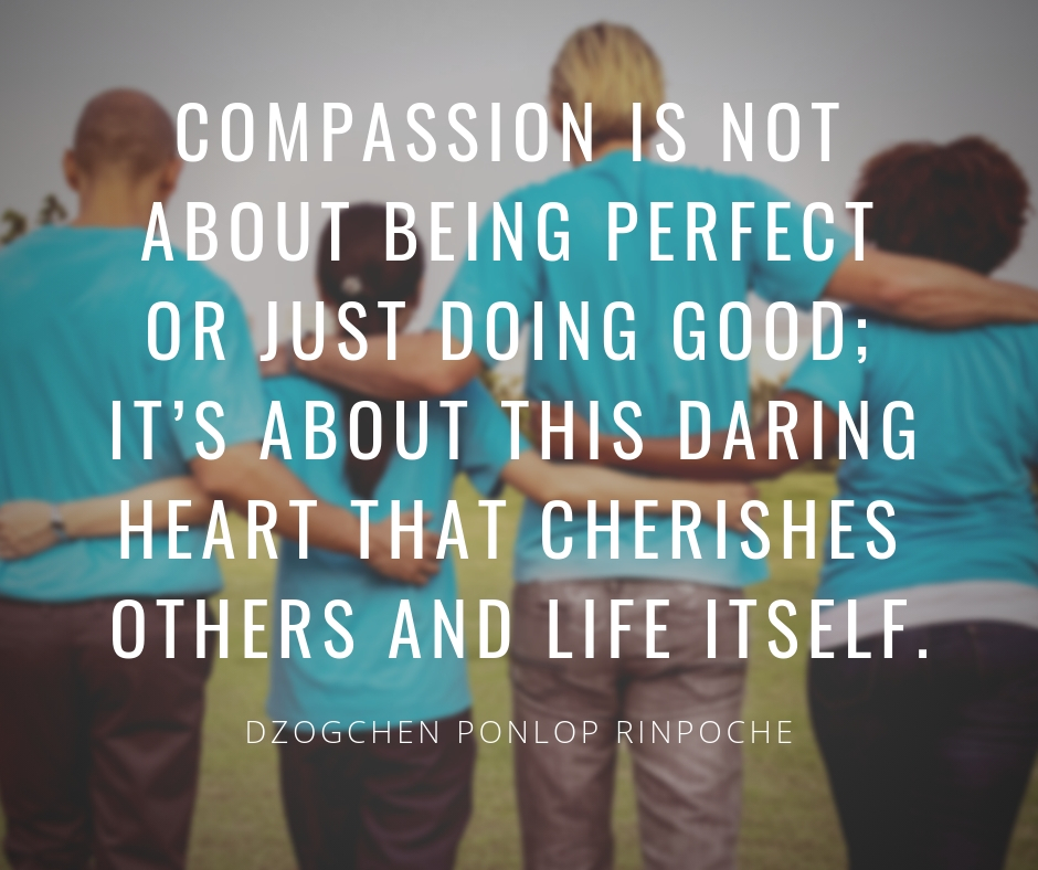 Compassion is not about being perfect