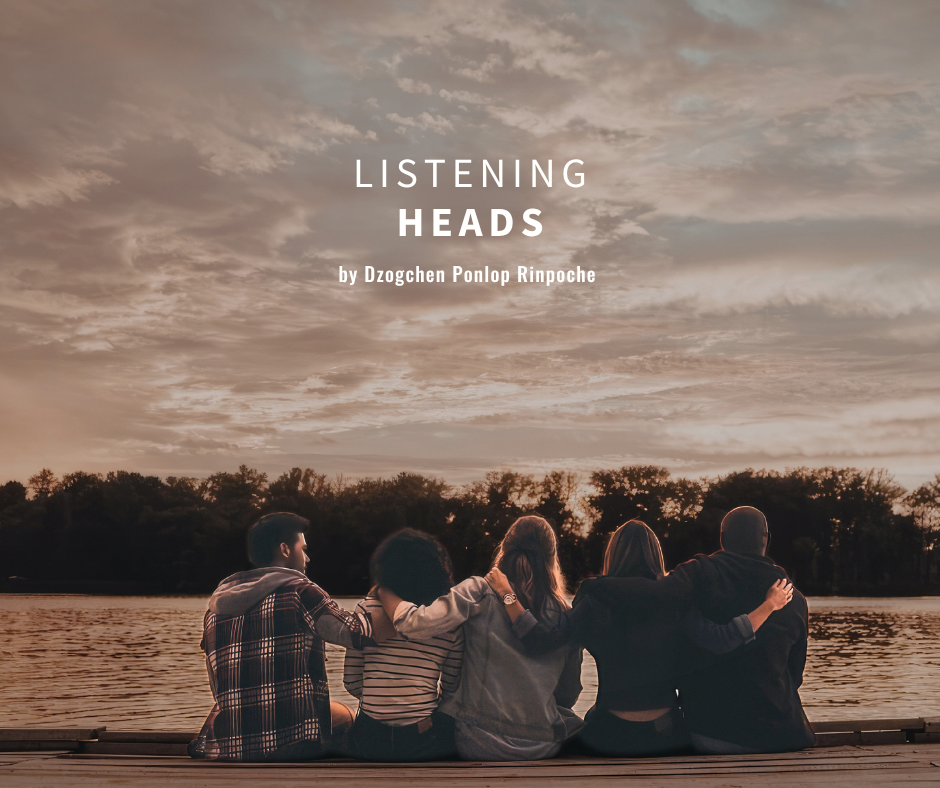 Diverse group of 5 young adults sits arm in arm on a boardwalk watching twilight sky over peaceful water and distant trees